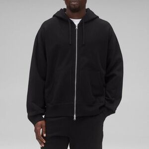 Reigning Champ Black Zip Up Sweater